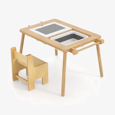 The Range Sensory Table and Chair Set - Natural