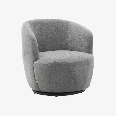 The Range Linen Rotatable Tub Chair - Grey
