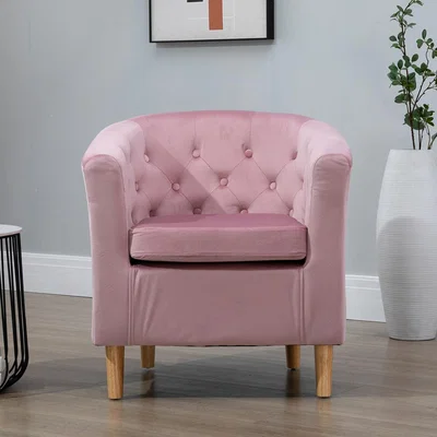 The Range Clio Accent Chair - Pink