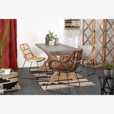 The Range Java Natural Rattan Gita Chair - Natural