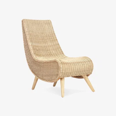 The Range Teardrop Wicker Chair - Natural