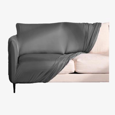 The Range Brentfords Elastic Stretch 3 Seater Chair Cover Protector - Charcoal