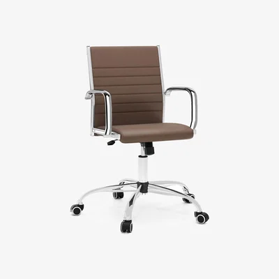 The Range Height Adjustable Conference Room Chair - Brown