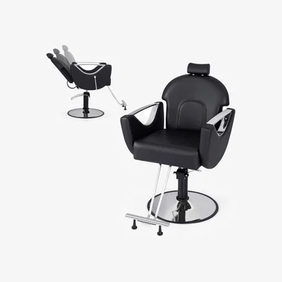 The Range Reclining Salon Chair - Black