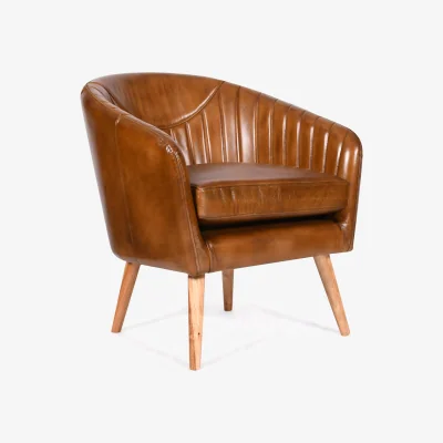 The Range Arm Chair - Brown