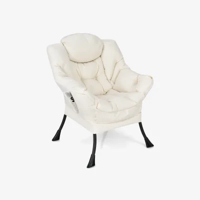 The Range Elegant Recliner Chair - White