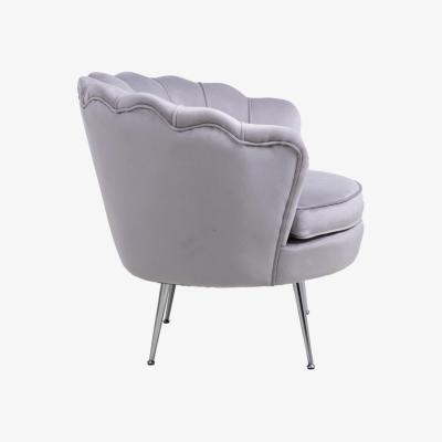 The Range Kendall Velvet Chair - Grey