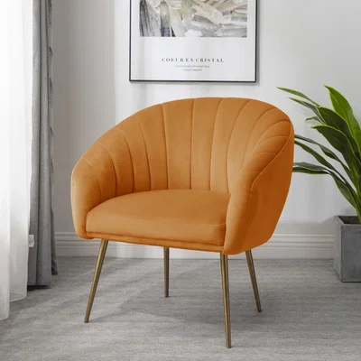 The Range Helena Accent Chair - Orange