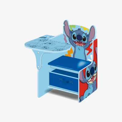 The Range Lilo And Stich Chair Desk With Storage - Blue