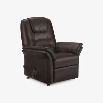 The Range Rise and Recline Chair - Brown / 110cm