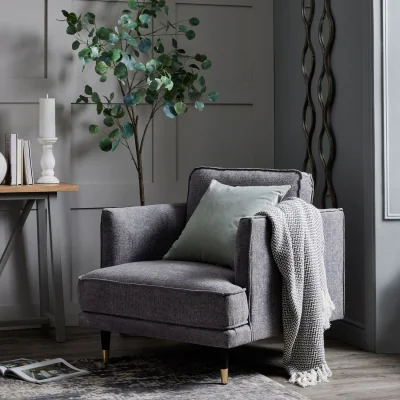 The Range Hampton Large Arm Chair - Grey