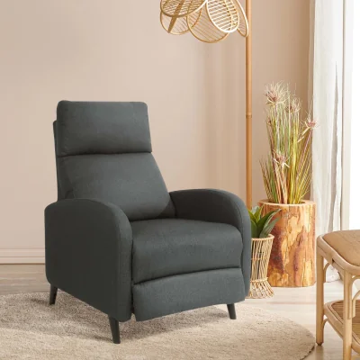 The Range Linen Upholstered Recliner Chair