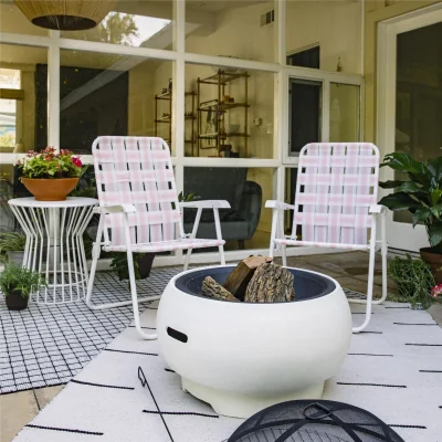 The Range Dorel Home Novogratz Priscilla Folding Chair Rosewater - Rosewater