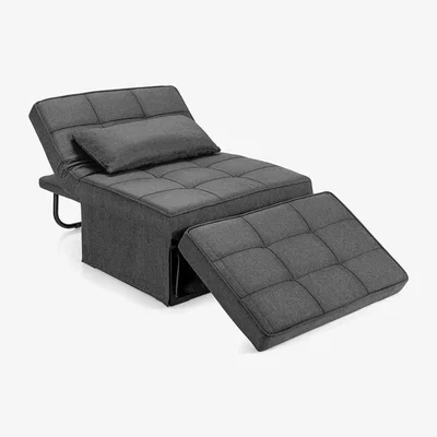 The Range Single Sofa Chair Sleeper - Grey