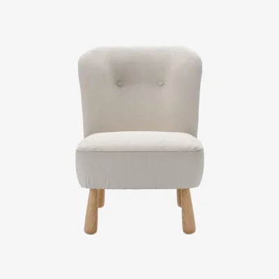 Sofa.com Alfie Mini Chair in Taupe Brushed Linen Cotton - sofa.com