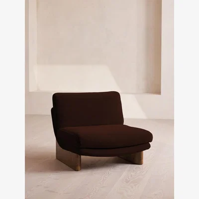 Soho Home Tellis Chair, Velvet, Chocolate