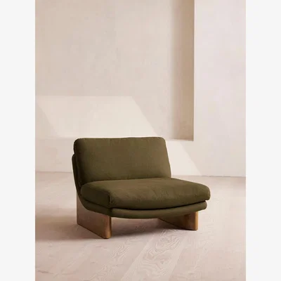 Soho Home Tellis Chair, Linen, Olive