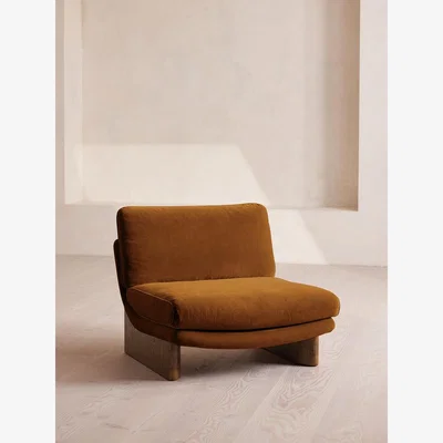Soho Home Tellis Chair, Velvet, Mustard