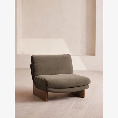 Soho Home Tellis Chair, Velvet, Taupe