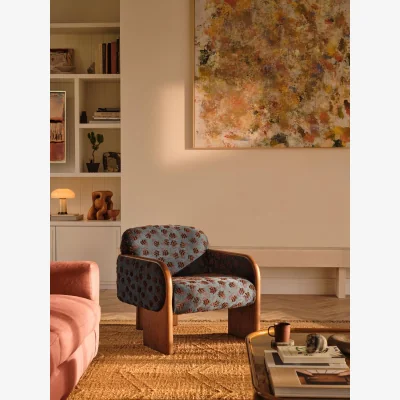 Soho Home Eddie Armchair, Jago Jacquard, UK