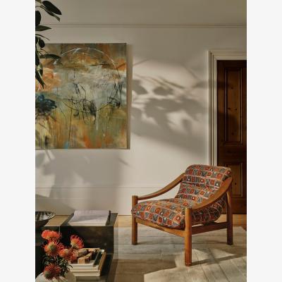 Soho Home Karine Armchair, Lumi Jacquard