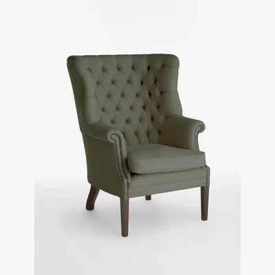 Soho Home House Porter Chair, Linen Loden