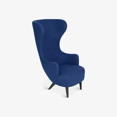Tom Dixon Tom Dixon - Wingback Chair Black Leg Tonus 4
