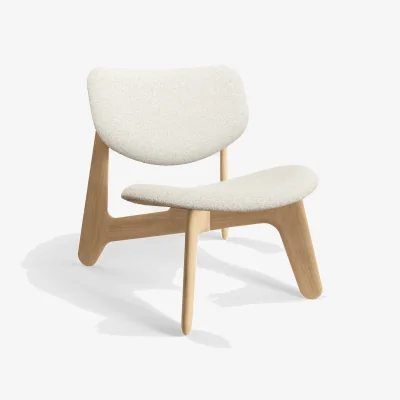 Tom Dixon Slab Natural Wood Lounge Chair