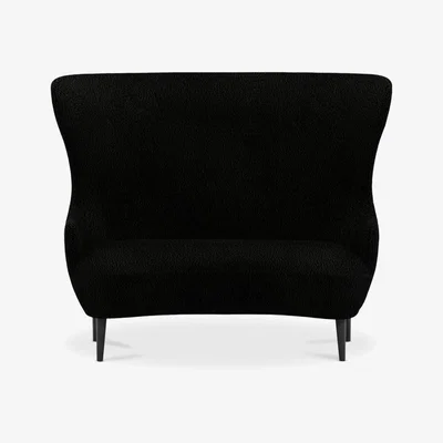 Tom Dixon Tom Dixon - Wingback Sofa Black Leg Storr 0157