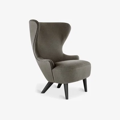 Tom Dixon Tom Dixon - Micro Wingback Chair Black Leg Hallingdal 65
