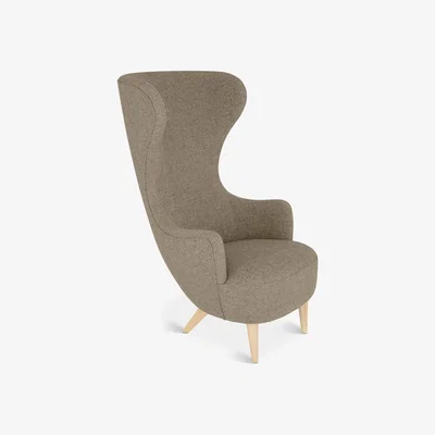 Tom Dixon Tom Dixon - Wingback Chair Natural Leg Hallingdal 65