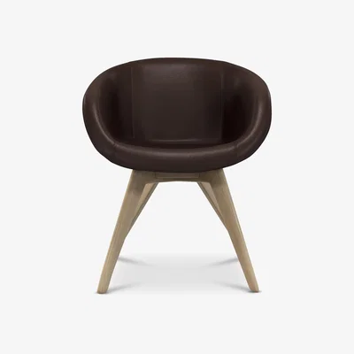 Tom Dixon Tom Dixon - Scoop Chair Low Back Natural Leg Optimo 41708