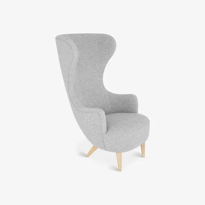 Tom Dixon Tom Dixon - Wingback Chair Natural Leg Hallingdal 65