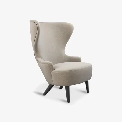 Tom Dixon Tom Dixon - Wingback Micro Chair Black Oak Divina Melange 3 0227