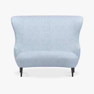 Tom Dixon Tom Dixon - Wingback Sofa Black Leg Melange Nap 0711