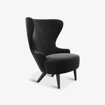 Tom Dixon Tom Dixon - Wingback Micro Chair Black Oak Gentle 2 0183
