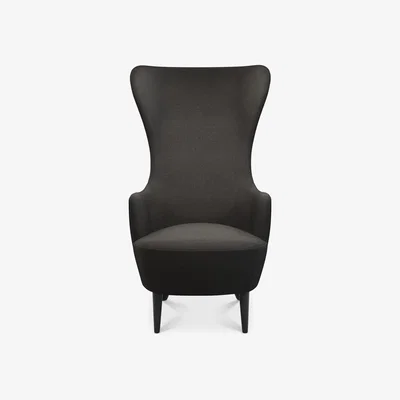 Tom Dixon Tom Dixon - Wingback Chair Black Leg Mollie Melton 0202