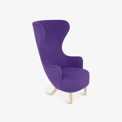 Tom Dixon Tom Dixon - Wingback Chair Natural Leg Hallingdal 65