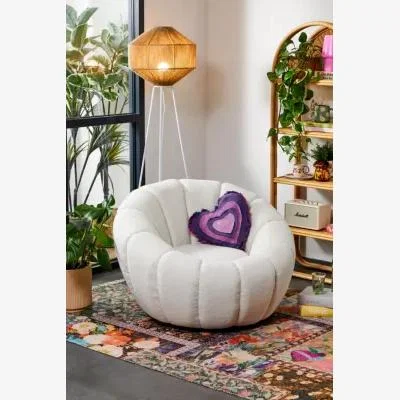 Urban Outfitters Felicity Armchair - White ALL at Urban Outfitters