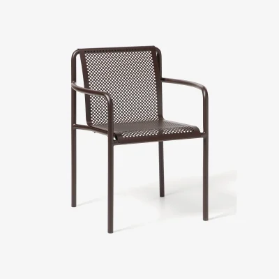 Westwing Garden Dining Chairs Dapple with Armrests, Set of 2