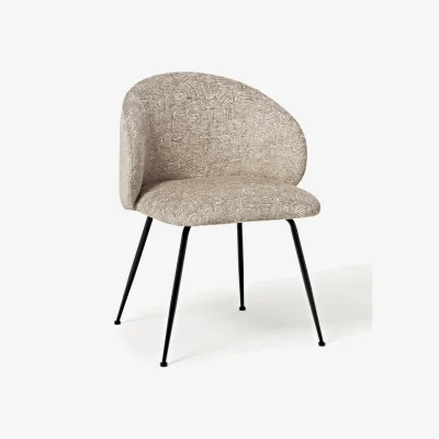 Westwing Upholstered Dining Chairs Luisa, Set of 2