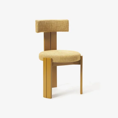 Westwing Upholstered Wooden Dining Chair Katya