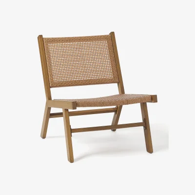 Westwing Wickerwork Garden Lounge Chair Palina
