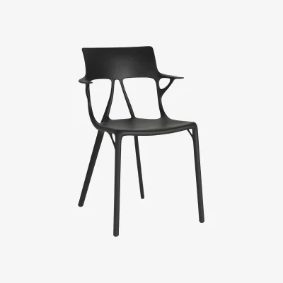 Westwing Dining Chairs A. I. with Armrests, Set of 2