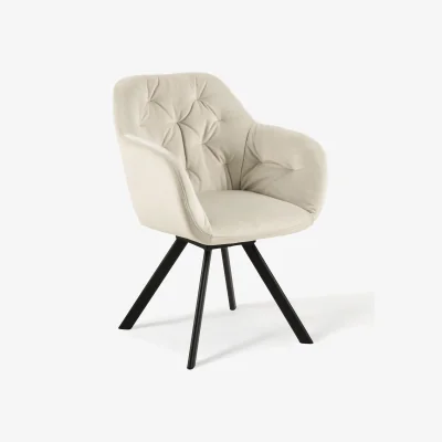 Westwing Swivel Velvet Armchair Lucie