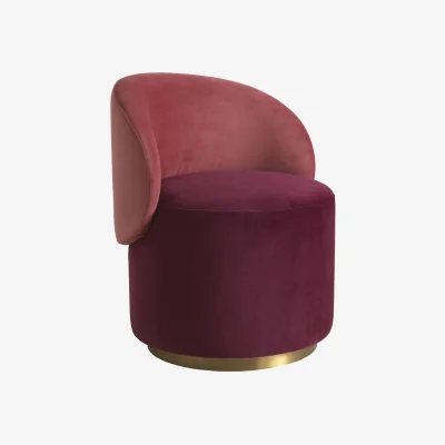 Westwing Velvet Swivel Dining Chair Greer