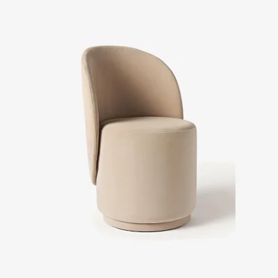 Westwing Upholstered Velvet Chair Zeyno