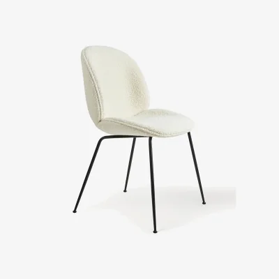 Westwing Bouclé Dining Chair Beetle