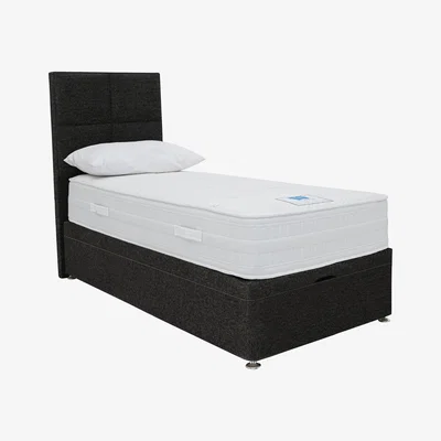 Furniture Village Sleep Story - Hybrid 3000 End Lift Ottoman Divan Set - Small Single