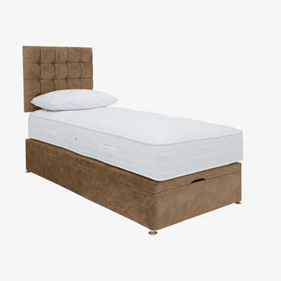 Furniture Village Sleep Story - Ergo 1000 End Ottoman Divan Set - Single - Brown